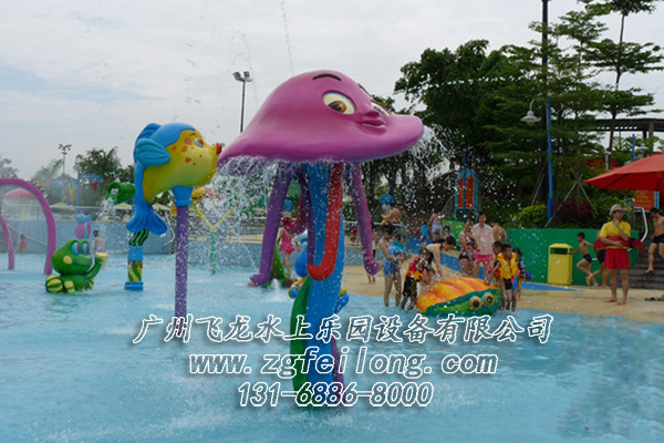 兒童水上樂園設施價格-水母噴水
